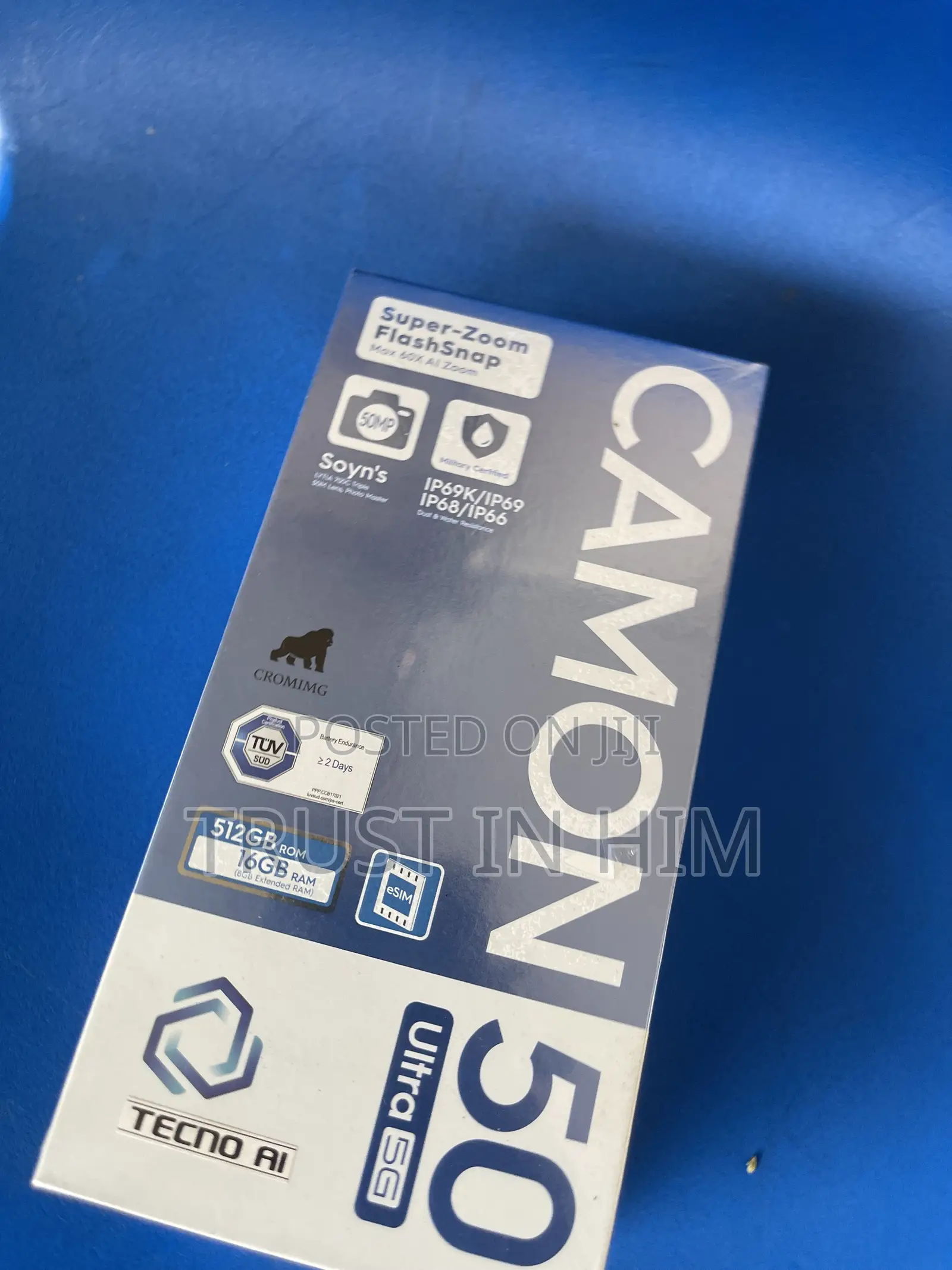 New Tecno Camon 50 Ultra 512 GB Black