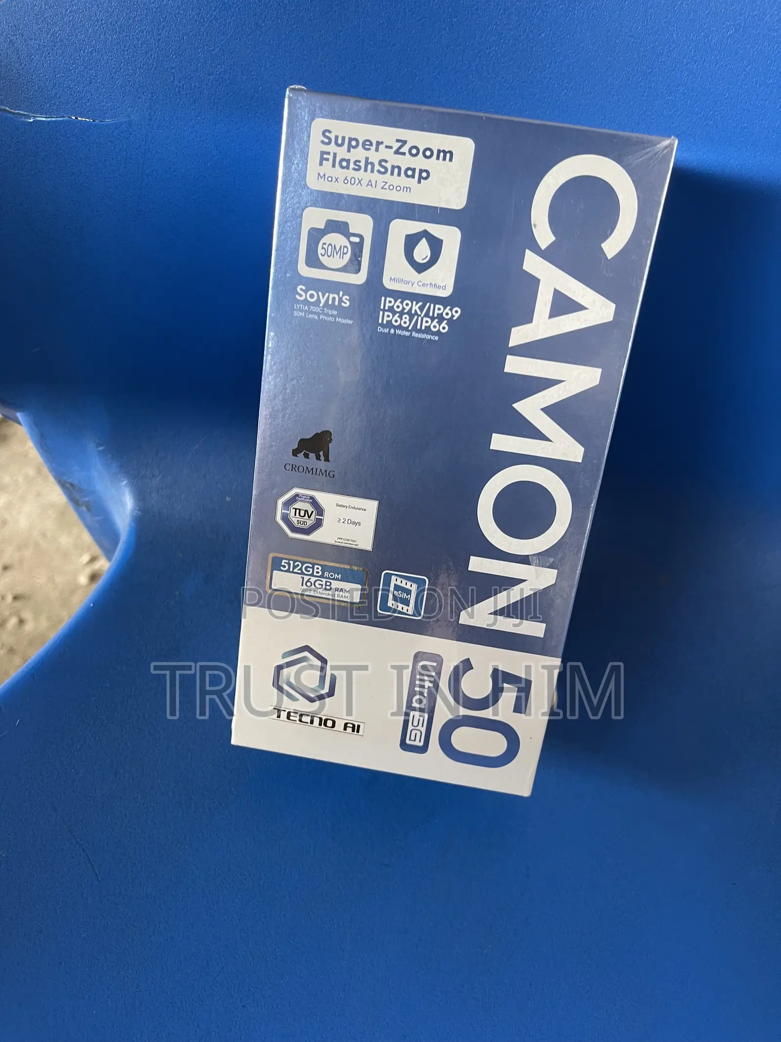 New Tecno Camon 50 Ultra 512 GB Black