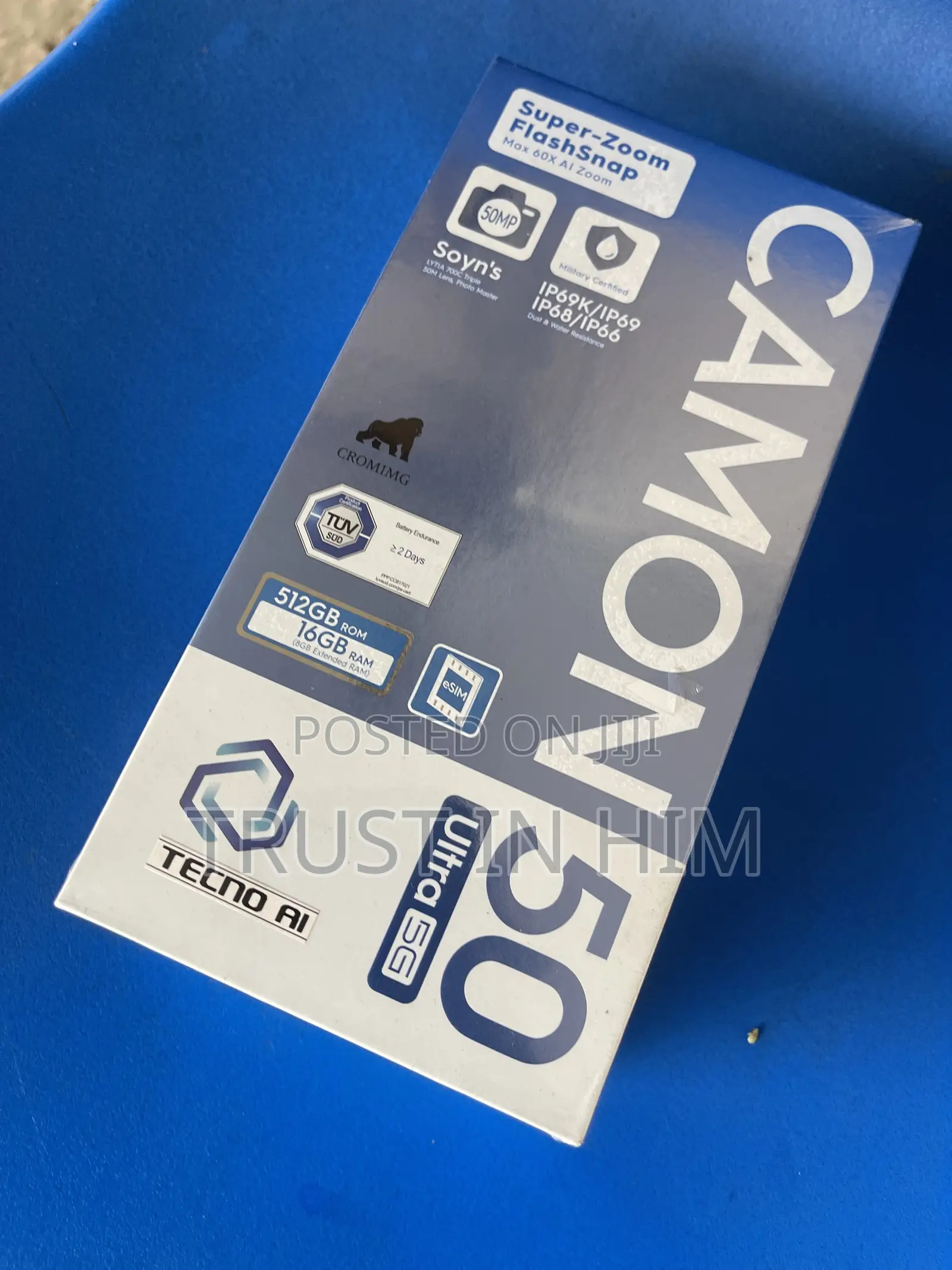 New Tecno Camon 50 Ultra 512 GB Black