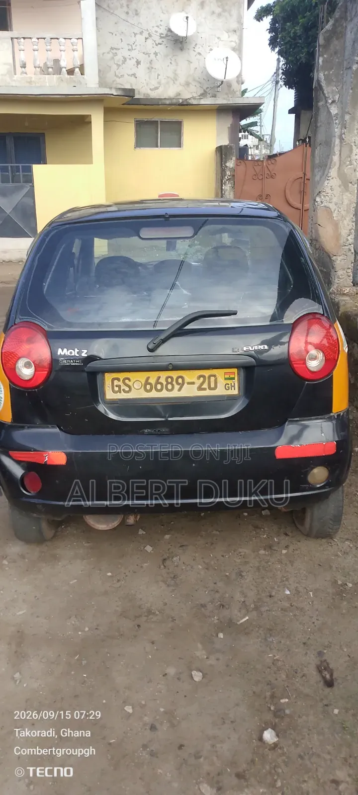Chevrolet Matiz 2009 Black