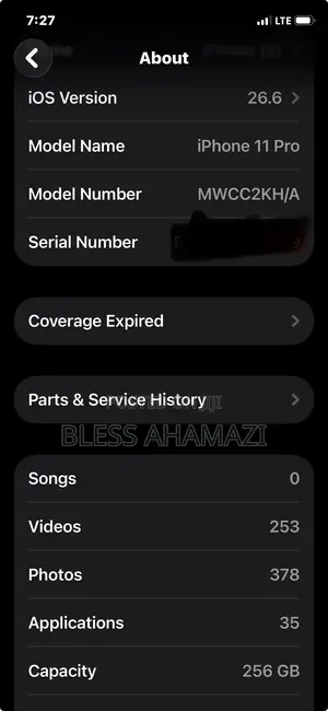 Apple iPhone 11 Pro 256 GB Gray