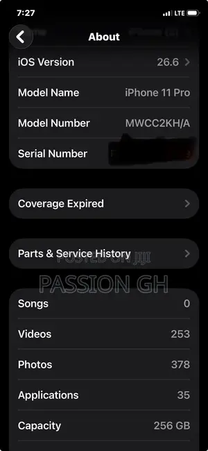 Apple iPhone 11 Pro 256 GB Gray