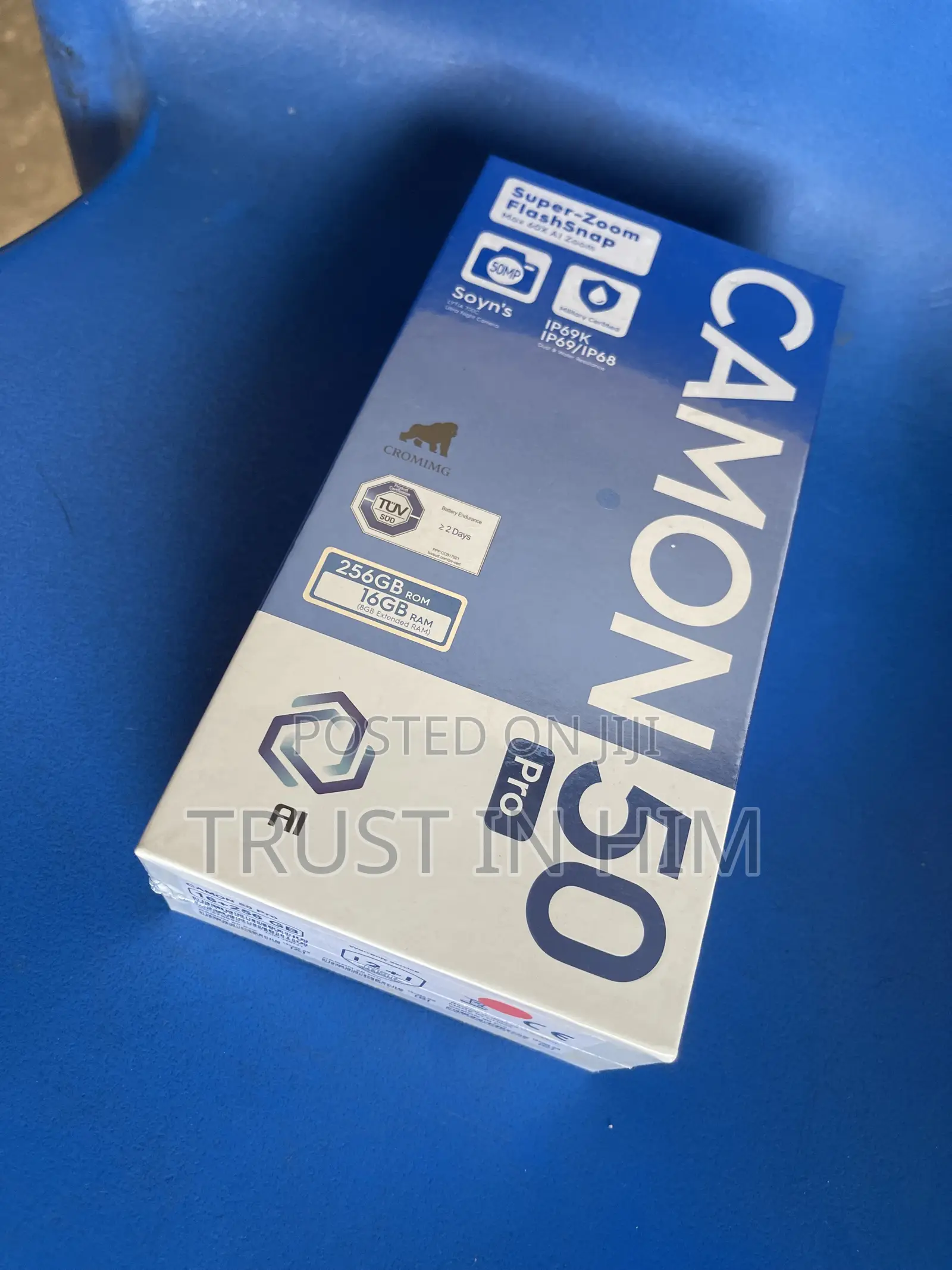 New Tecno Camon 50 Pro 256 GB Black