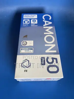 New Tecno Camon 50 Pro 256 GB Black