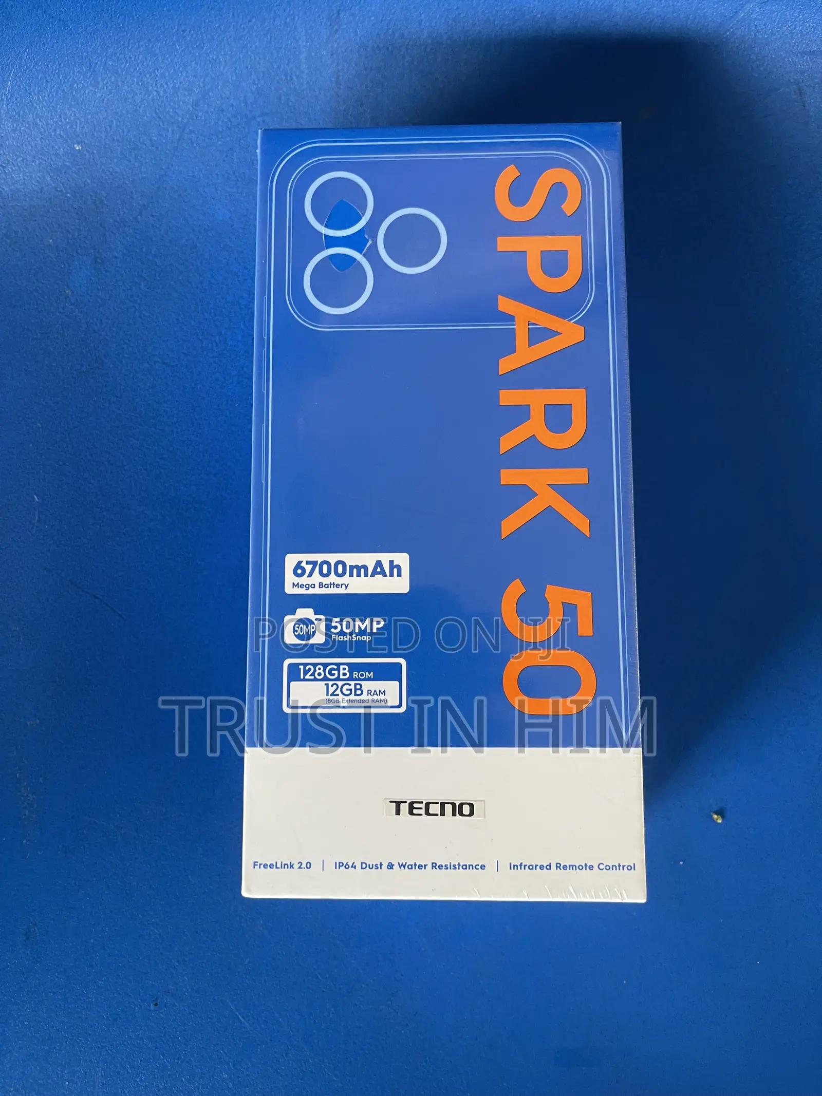 New Tecno Spark 50 128 GB Black