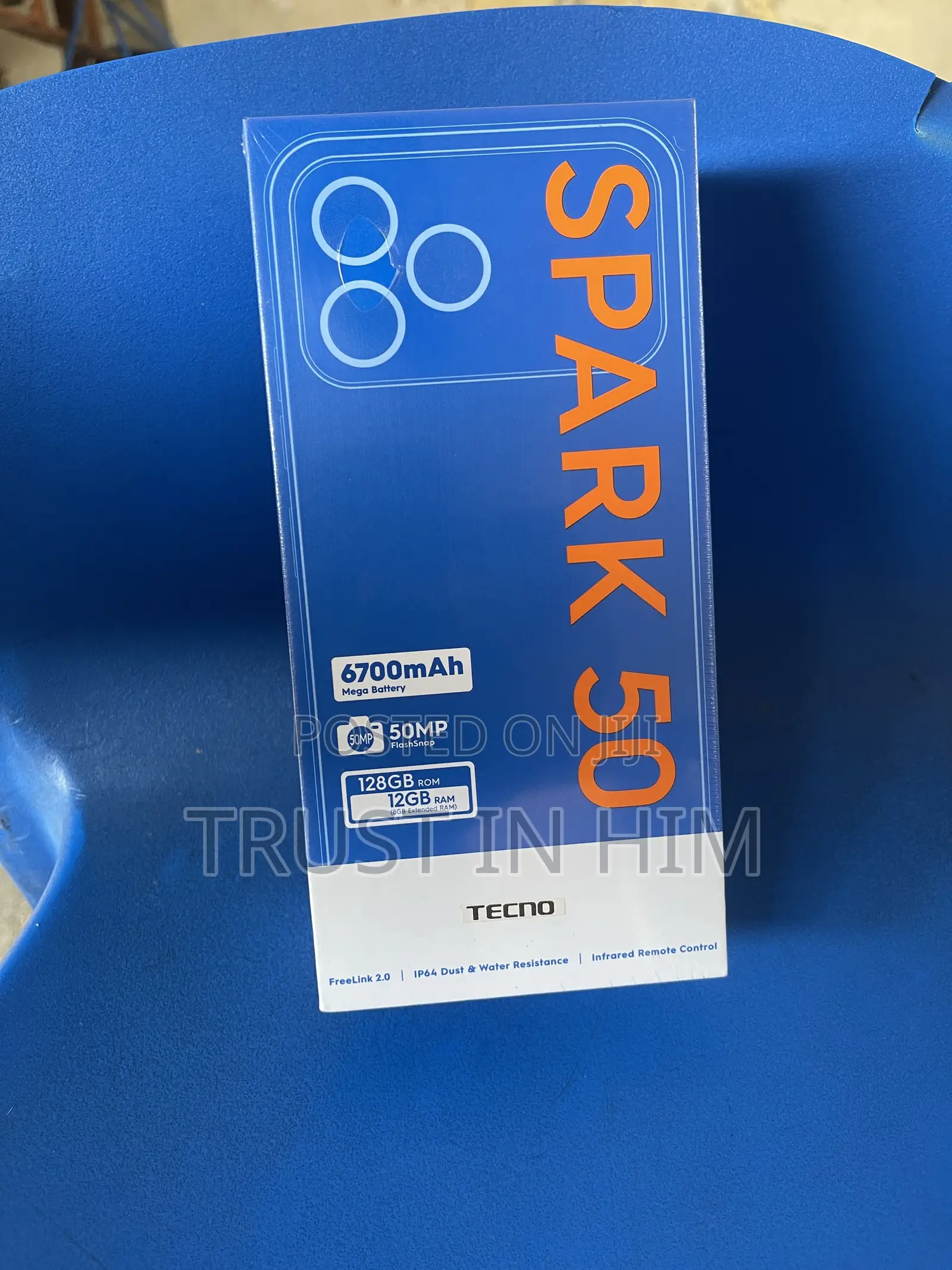 New Tecno Spark 50 128 GB Black