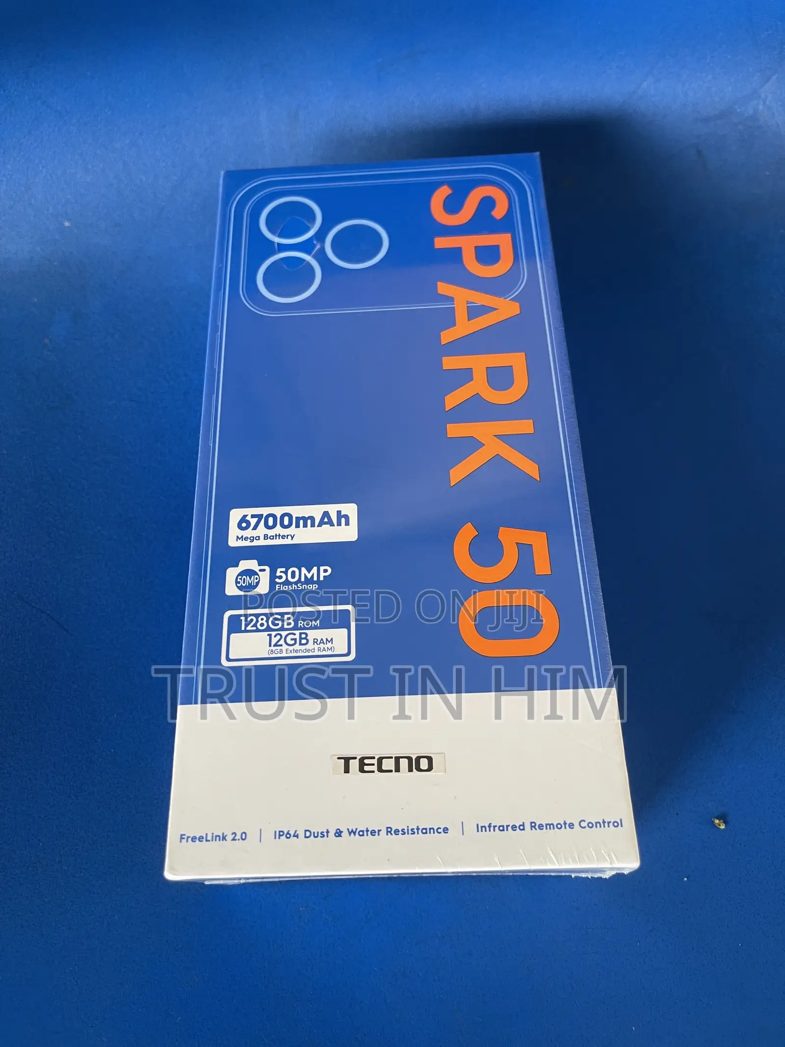 New Tecno Spark 50 128 GB Black