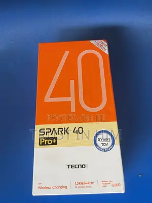 New Tecno Spark 40 Pro+ 256 GB Black