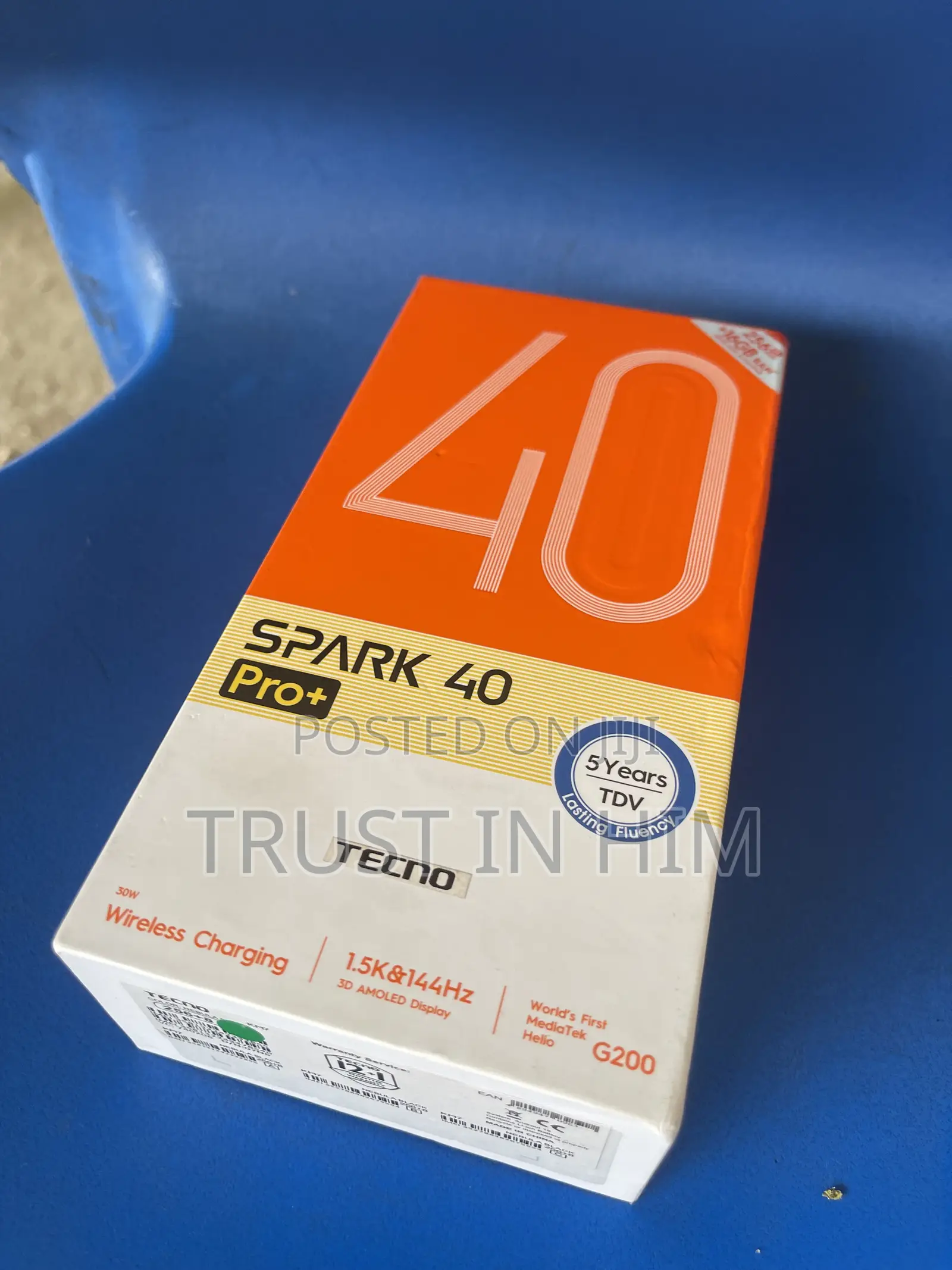 New Tecno Spark 40 Pro+ 256 GB Black