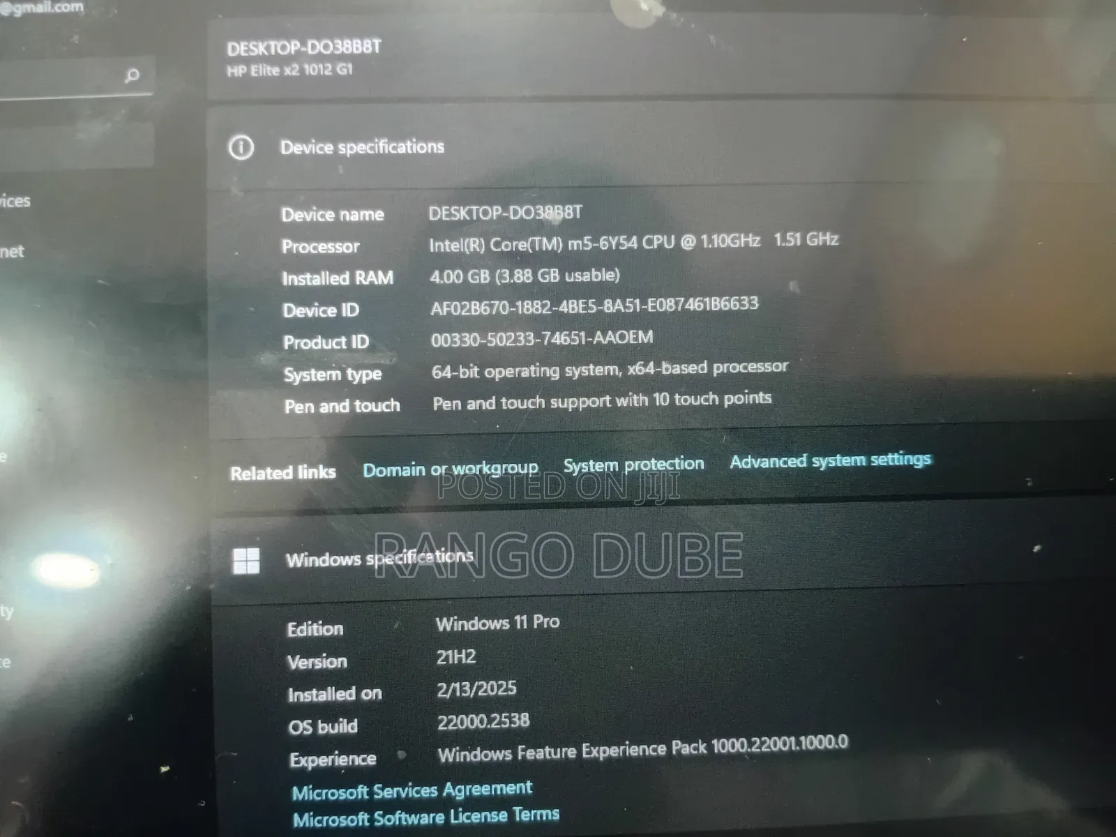 Laptop HP Elite X2 1012 32GB Intel Core M SSHD (Hybrid) 128GB