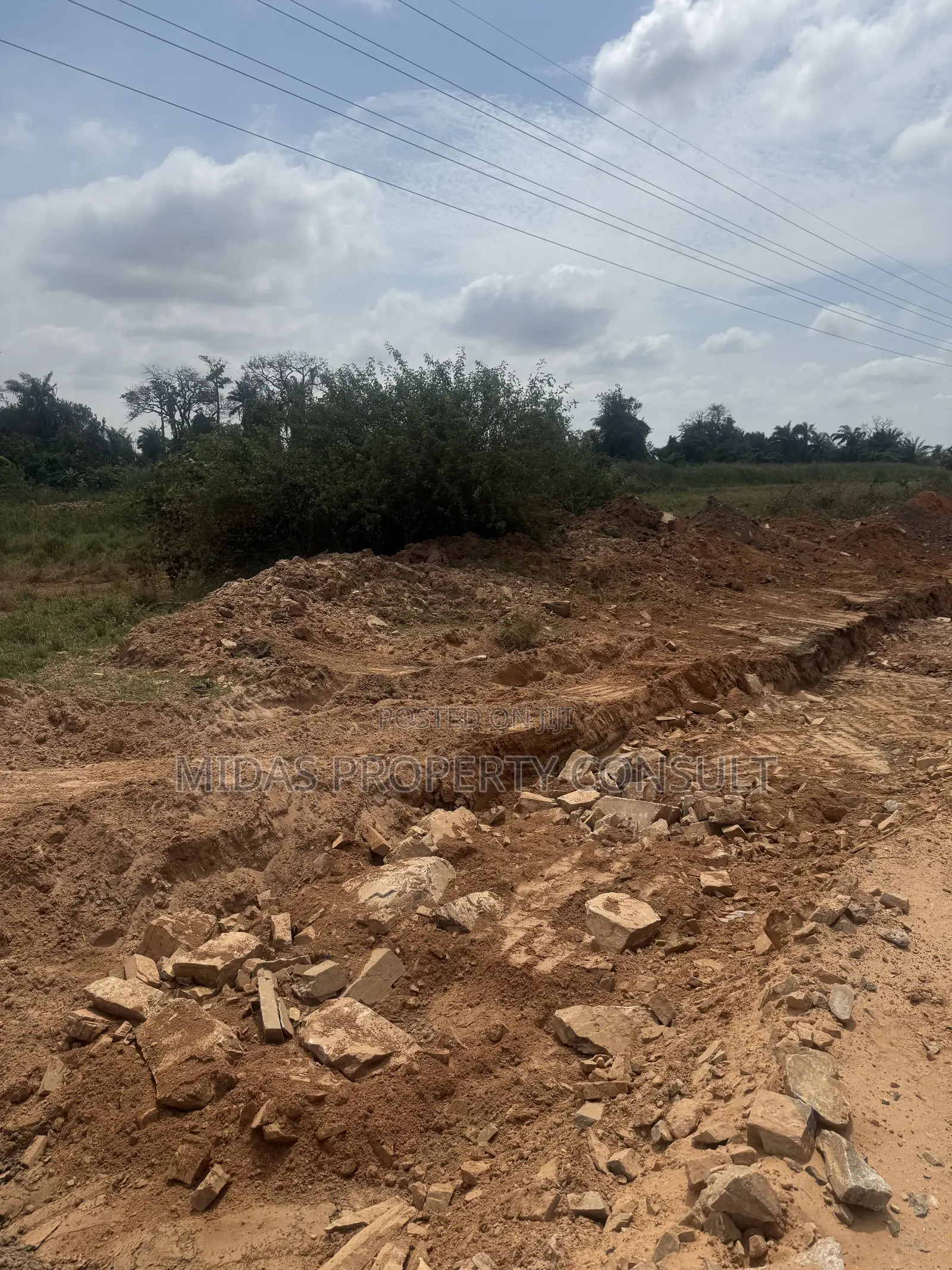 Road Side 2 Plots for Sale at Afienya-Dodowa Highway
