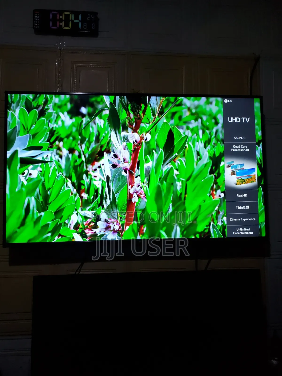 55inchs LG Smart Uhd HDR Ips Digital and Satellite TV
