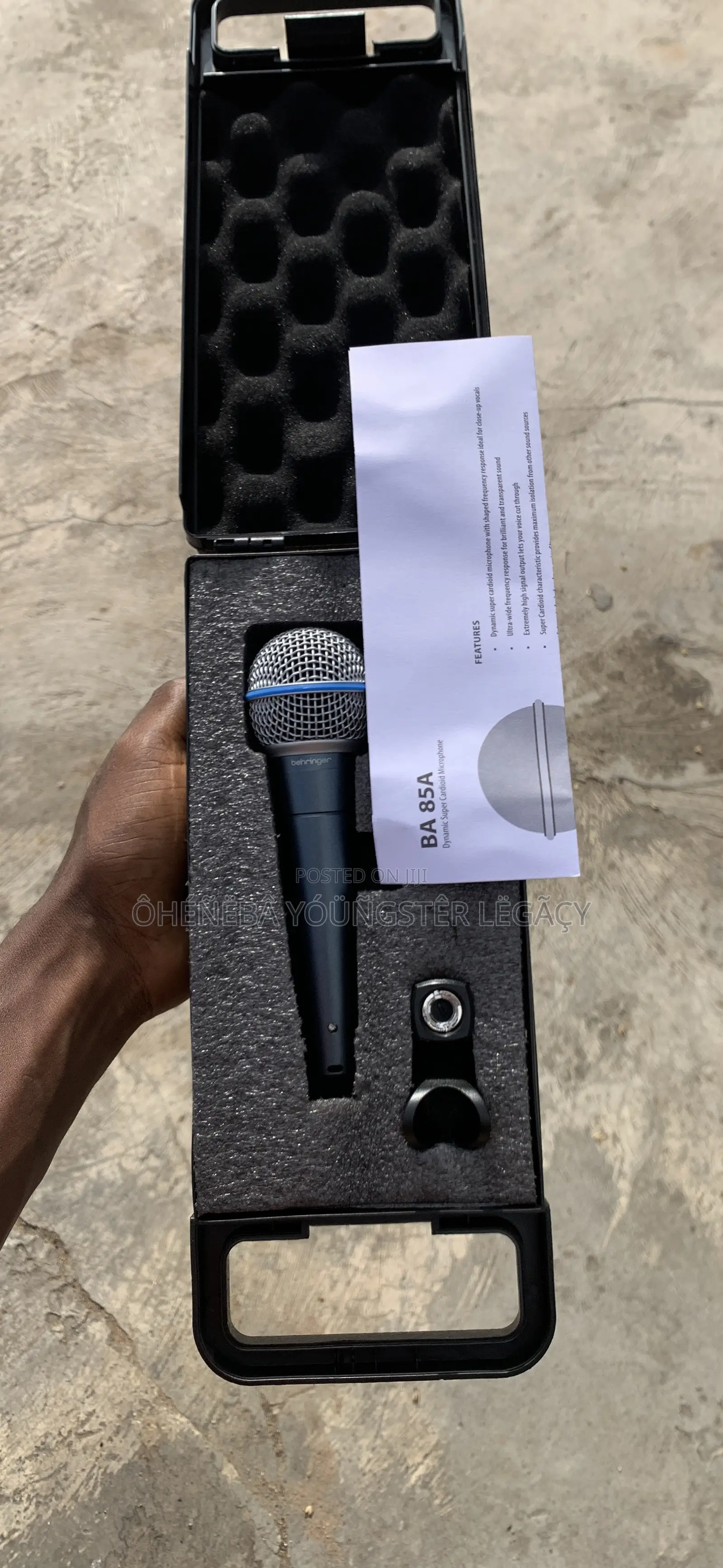 Behringer BA 85A Dynamic Super Cardioid Microphone