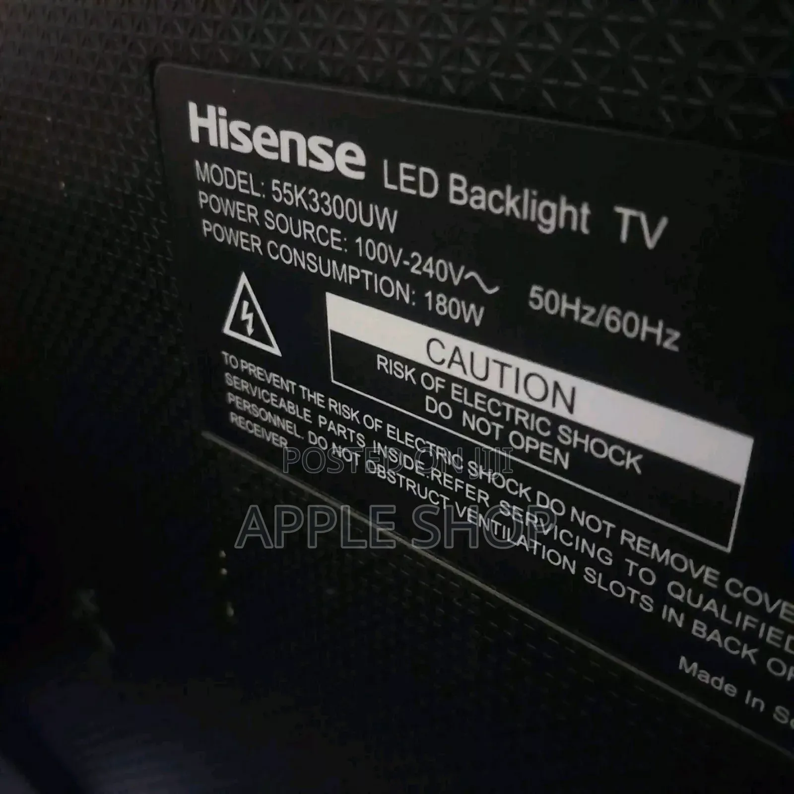 55inches Hisence Smart TV