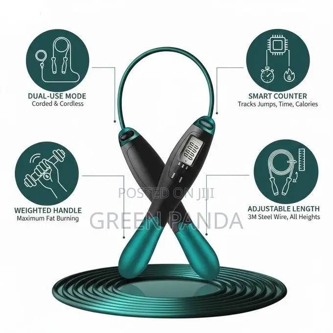 Digital Smart Cordless Skipping Rope