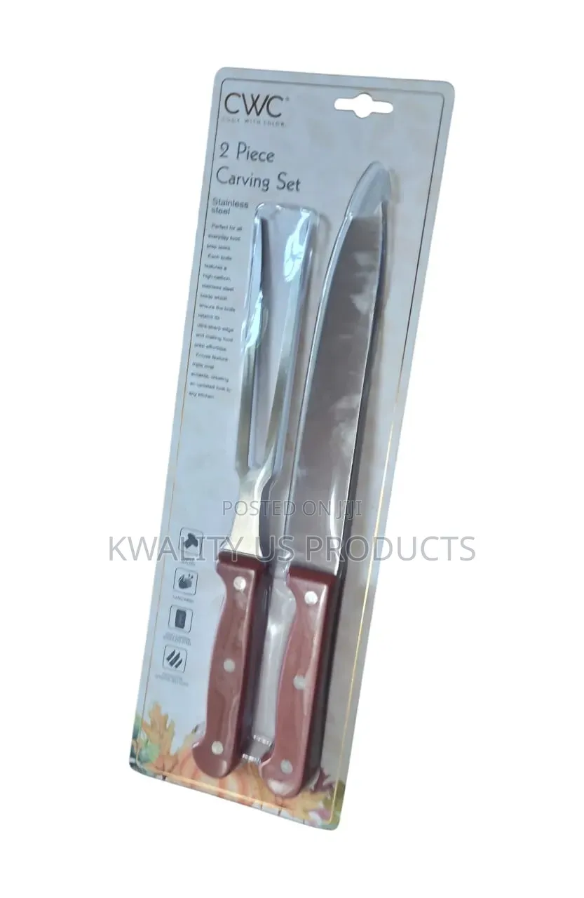 CWC 2-Piece Carving Knives Set + Protective Cover