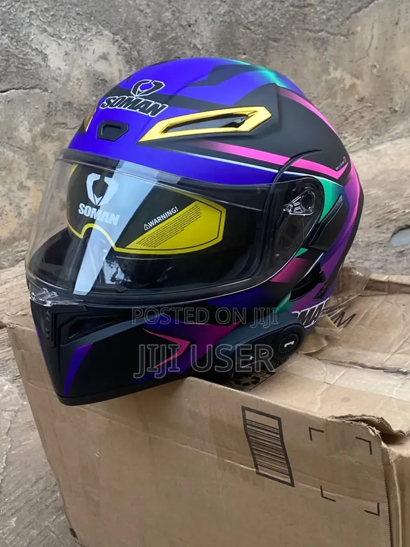 New Motor Helment With Bluetooth Available Inbox From Us
