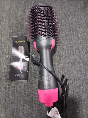 Hot Air Hair Dryer and Brush
