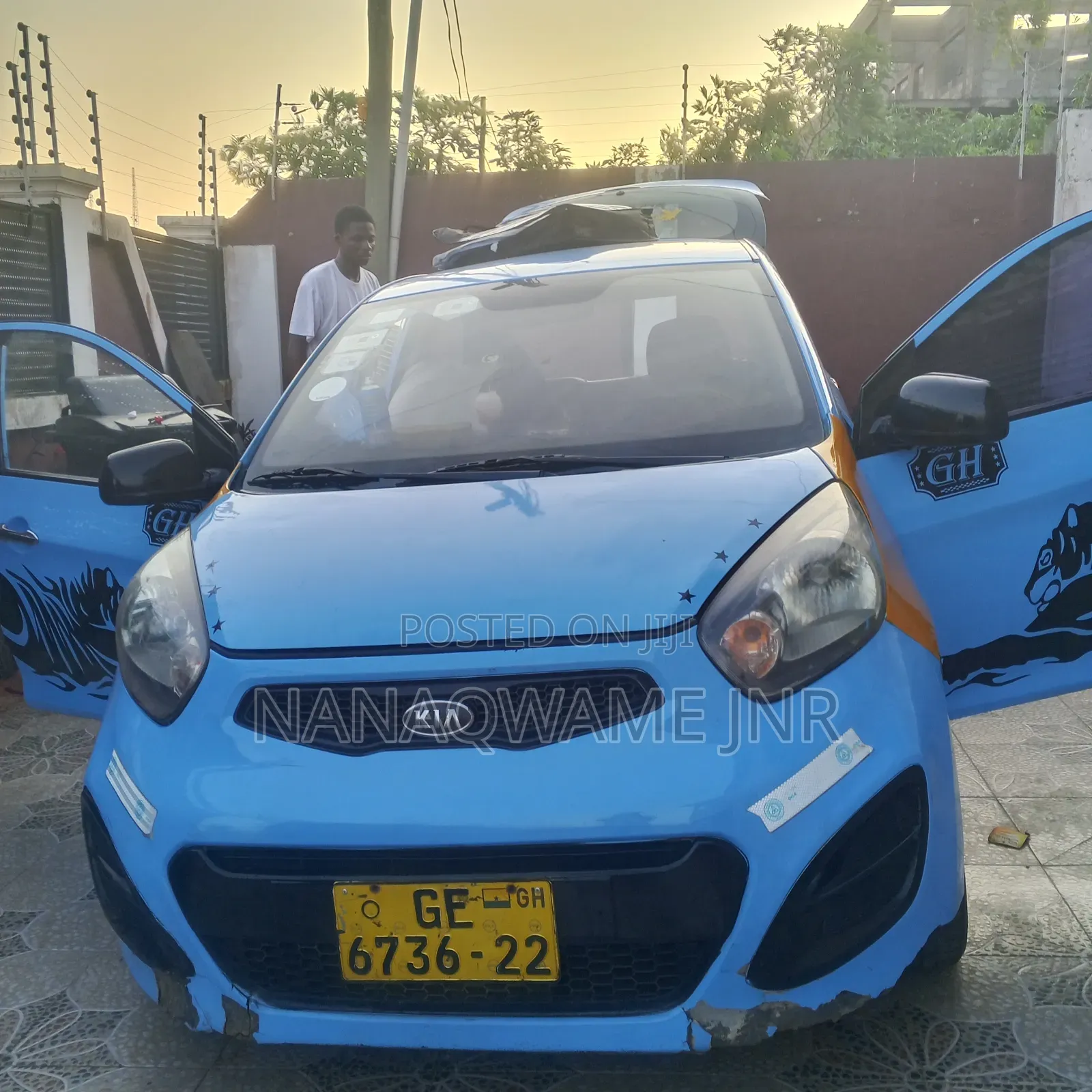 Kia Morning 2012 Blue