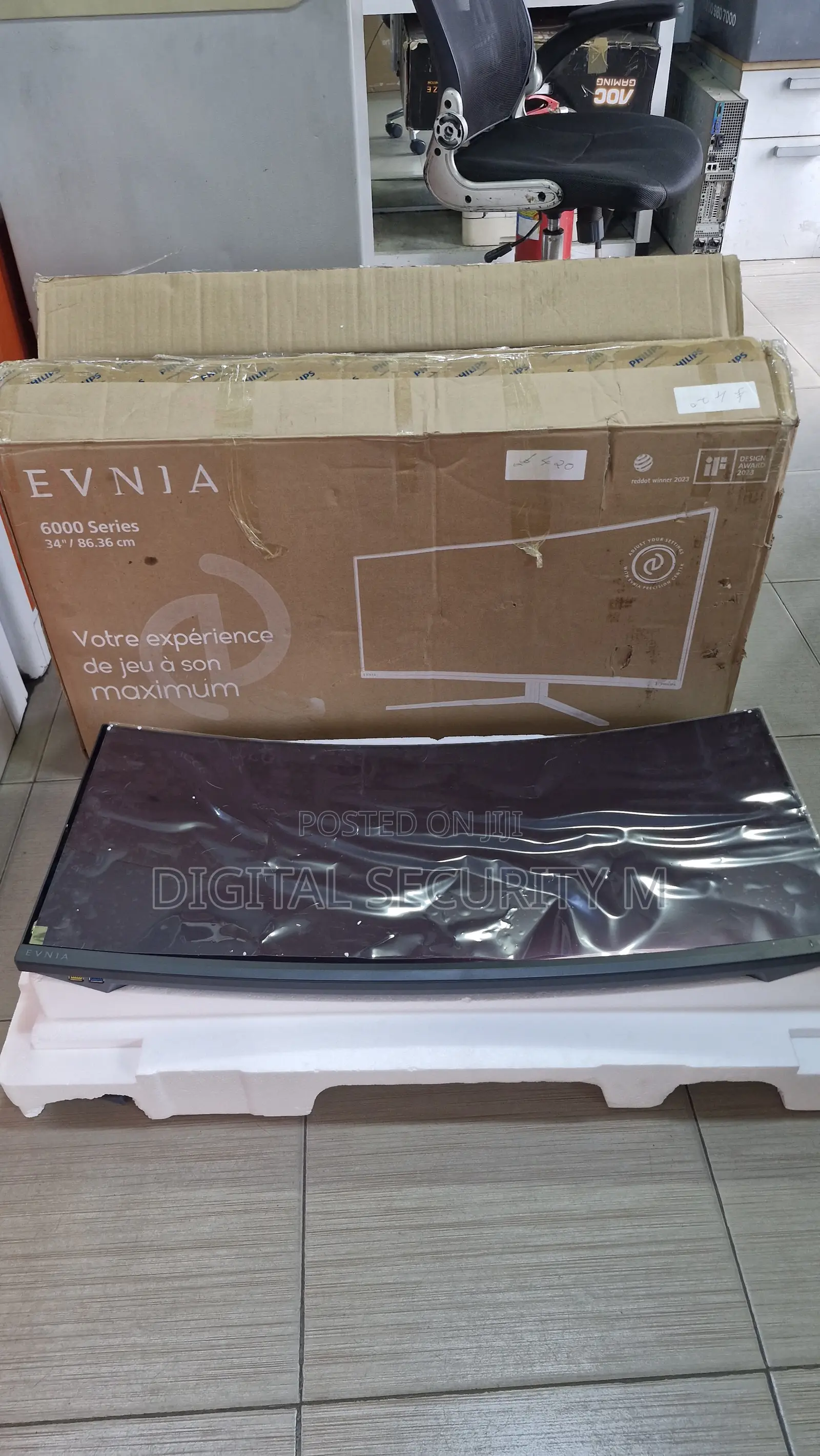 Evnia Curved Gaming Monitor QD OLED Gaming Monitor