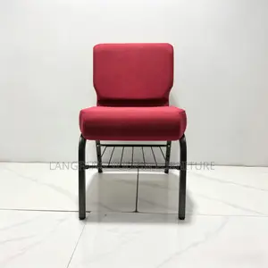 , Ready Stock!Durable Church Chair, Comfort Padded Seat Back