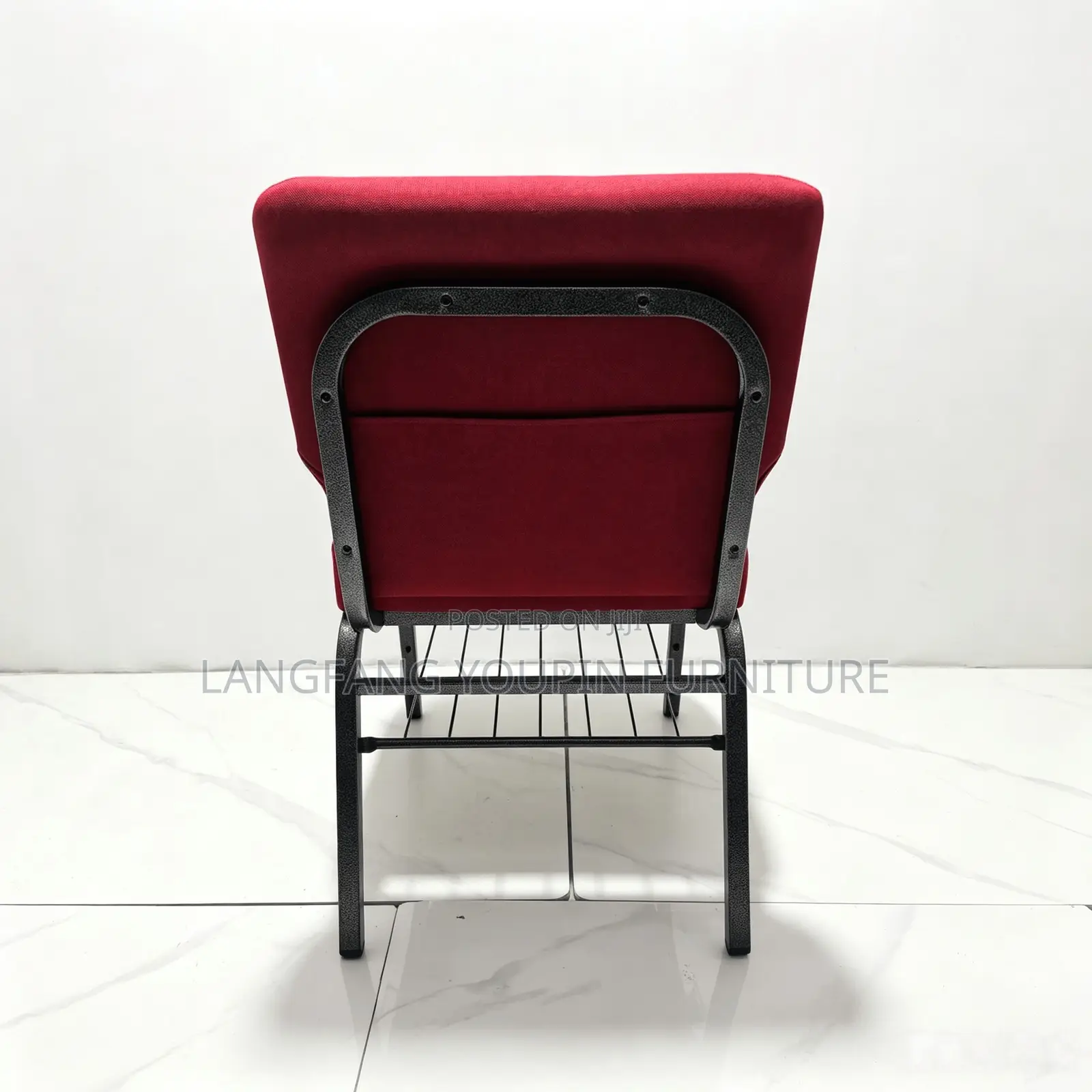 , Ready Stock!Durable Church Chair, Comfort Padded Seat Back
