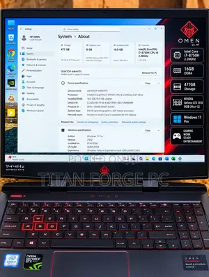 Laptop HP Omen 15 16GB Intel Core i7 SSD 256GB