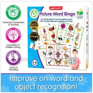 The Learning Journey Kids Picture Word Bingo
