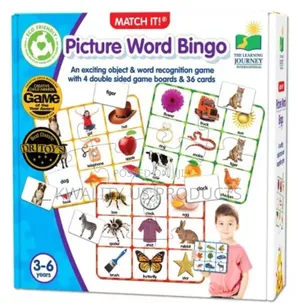 The Learning Journey Kids Picture Word Bingo
