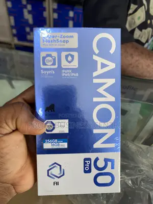 New Tecno Camon 50 Pro 256 GB Black