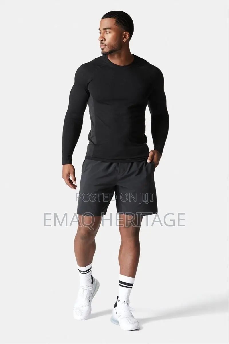 Long Sleeve Compression and Shorts