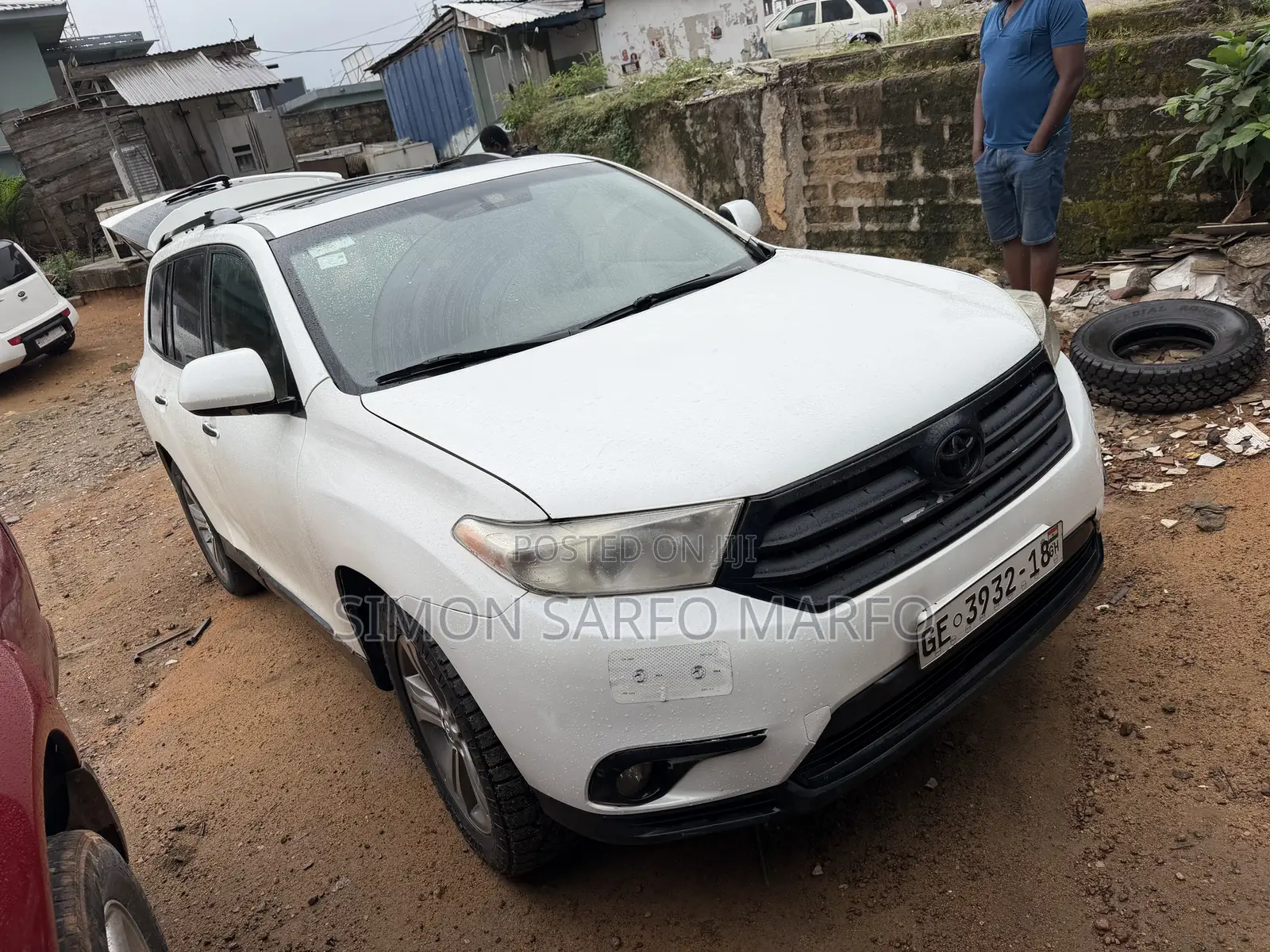 Toyota Highlander Limited 3.5l 4WD 2013 White