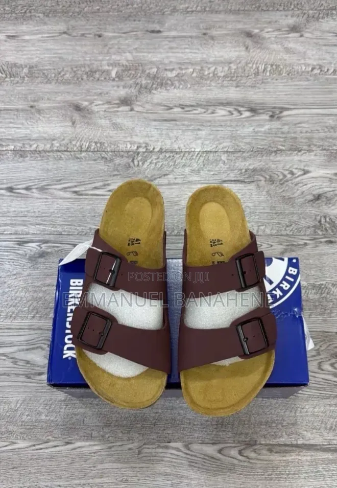 Burgundy Two Strap Arizona Birkenstock