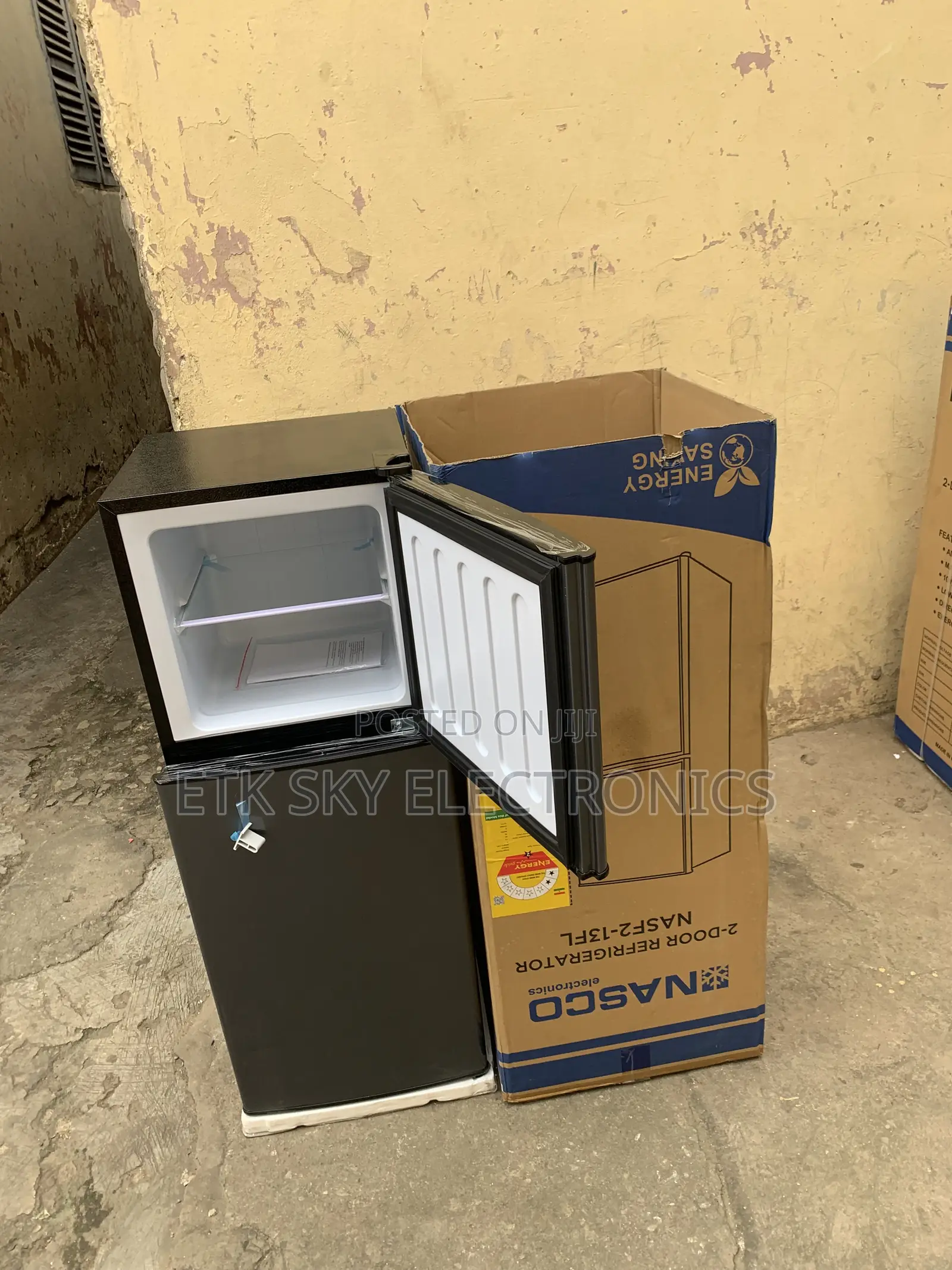 Correctly Made Nasco 112litres Double Door Fridge