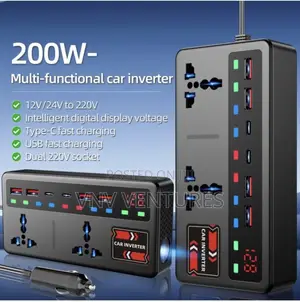 Car / Truck Power Inverter AC 12v/24v to 220v - 200w