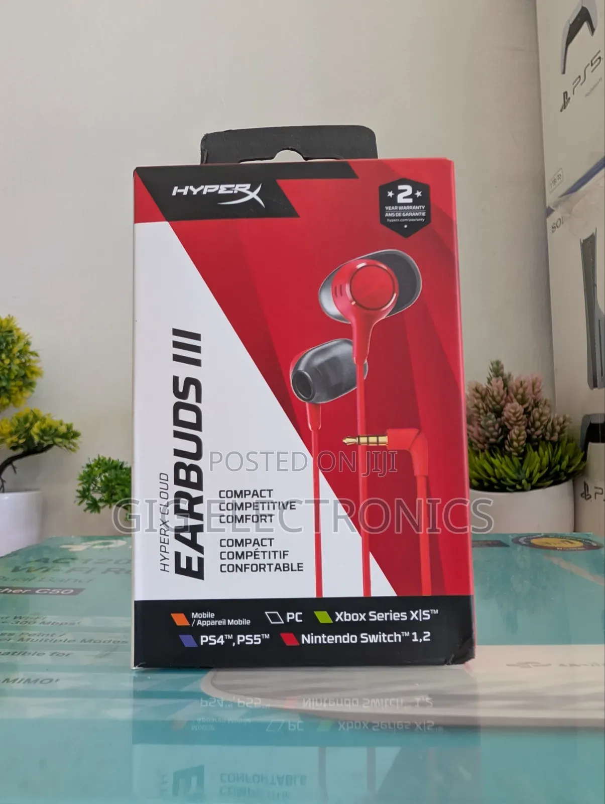 HyperX Wired USB Gaming Earbuds for - PS5 - PS4 - XBOX - NINTENDO - PC