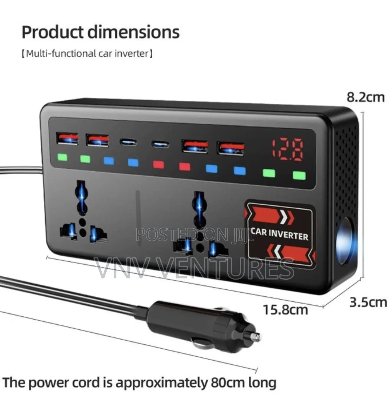 Car / Truck Power Inverter AC 12v/24v to 220v - 200w