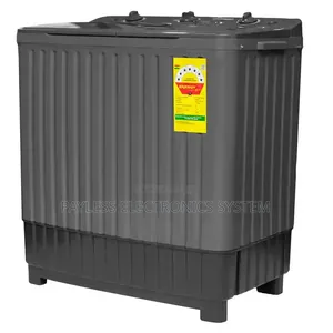 Nasco 11kg Semi Automatic Twin Tub Washing Machine - Dark Grey