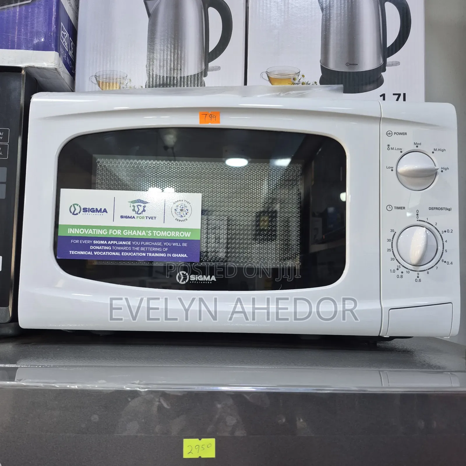 Brand New White Colour Sigma Microwave Oven 20litred for Sale