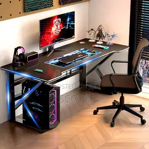 Brand New 140cmx70cm Premium Ergonomic K-Shaped Gaming Desk