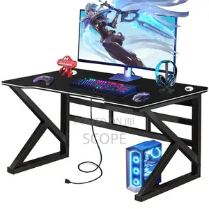 Brand New 140cmx70cm Premium Ergonomic K-Shaped Gaming Desk