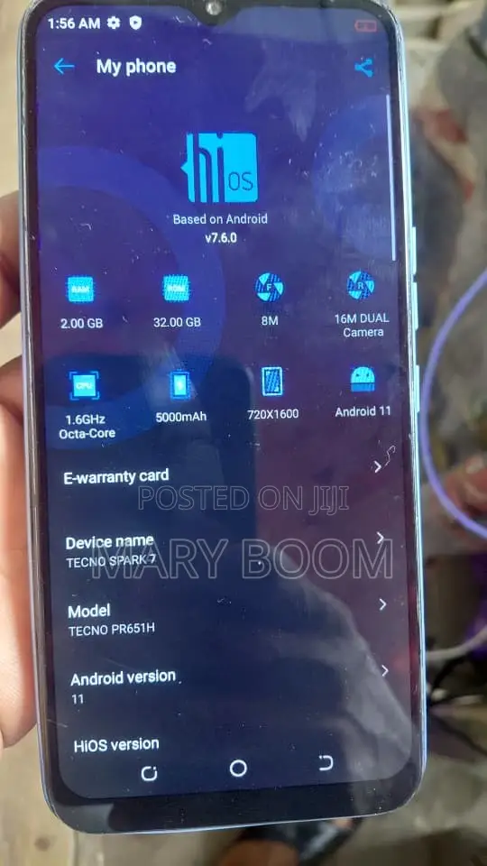 Tecno Spark 7 Pro 64 GB Blue