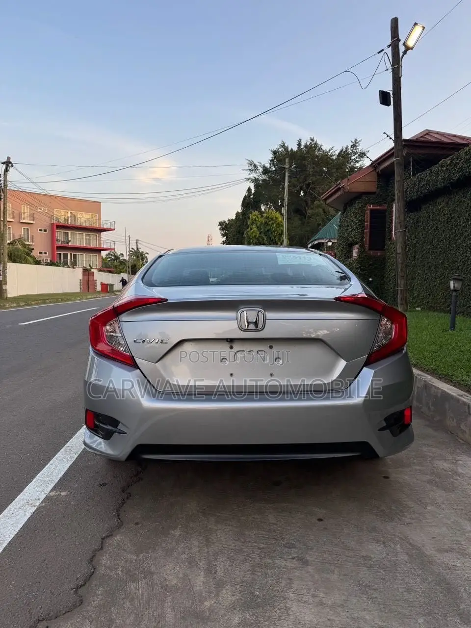 Honda Civic EX Sedan 2018 Silver