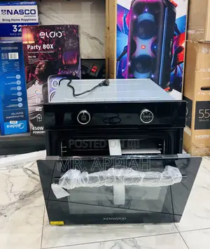 Super Classic Kenwood 90cm Tempered Glass Built in Oven(Black)