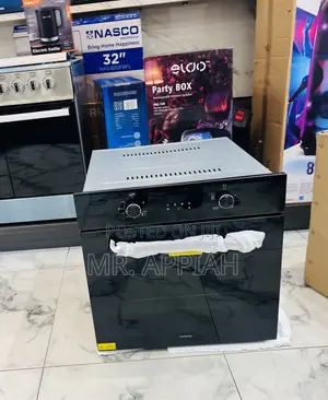 Super Adorable Kenwood 90cm Tempered Glass Oven(Black).