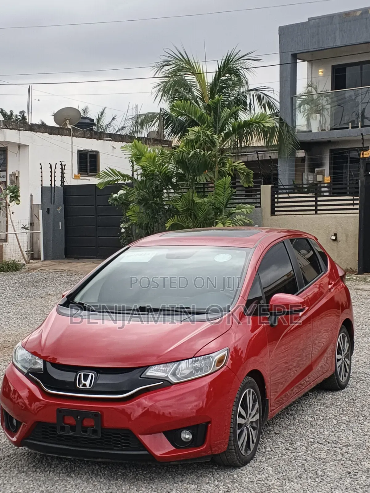 Honda Fit 2015 Red
