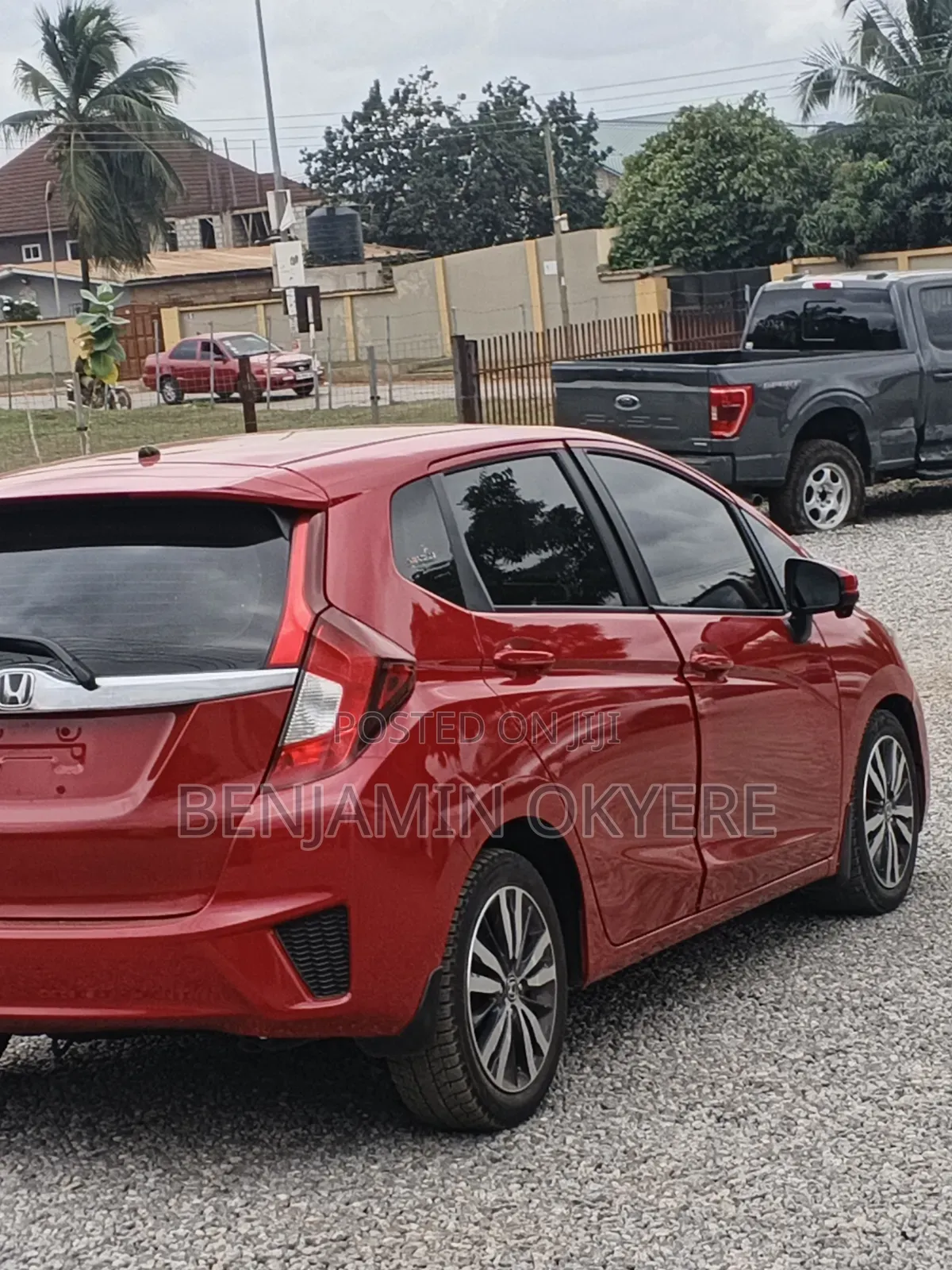 Honda Fit 2015 Red
