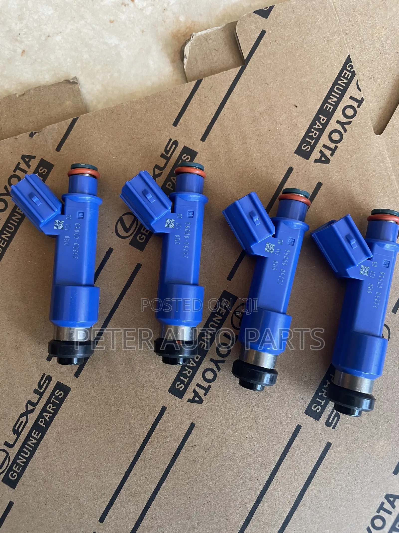 Toyota Corolla S Fuel Injectors, 4 Set. Original Japan