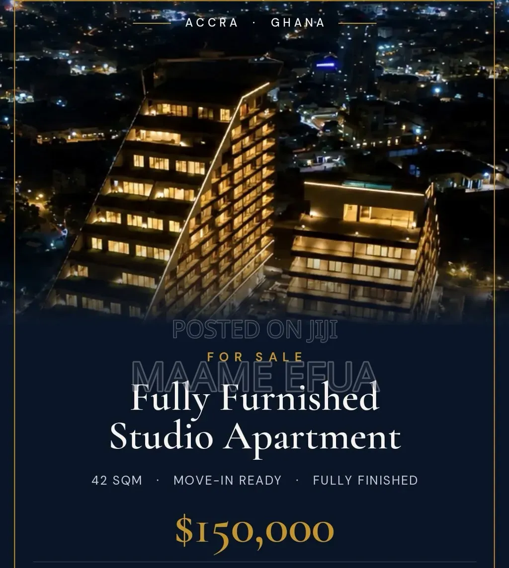 Furnished 1bdrm Apartment in Accra Mall Signature for sale