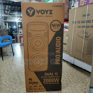 Stylishly Designed 2000W Voyz Bluetooth Speakers